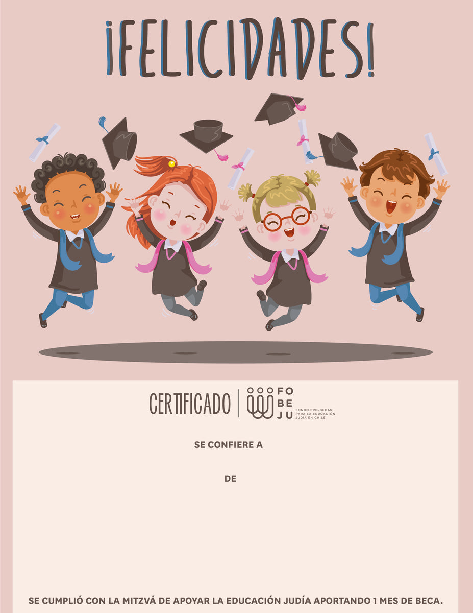 Certificado Digital Graduación Kinder – Fobeju Chile